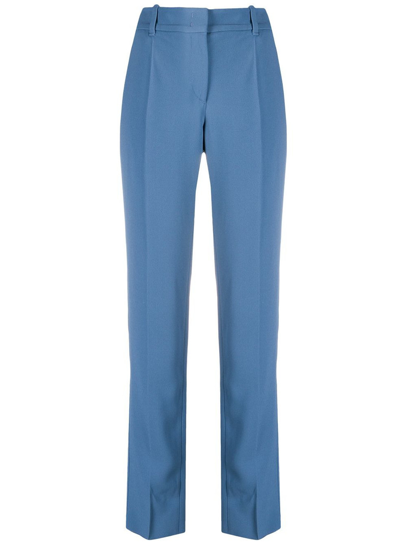 high-waist slim trousers 1