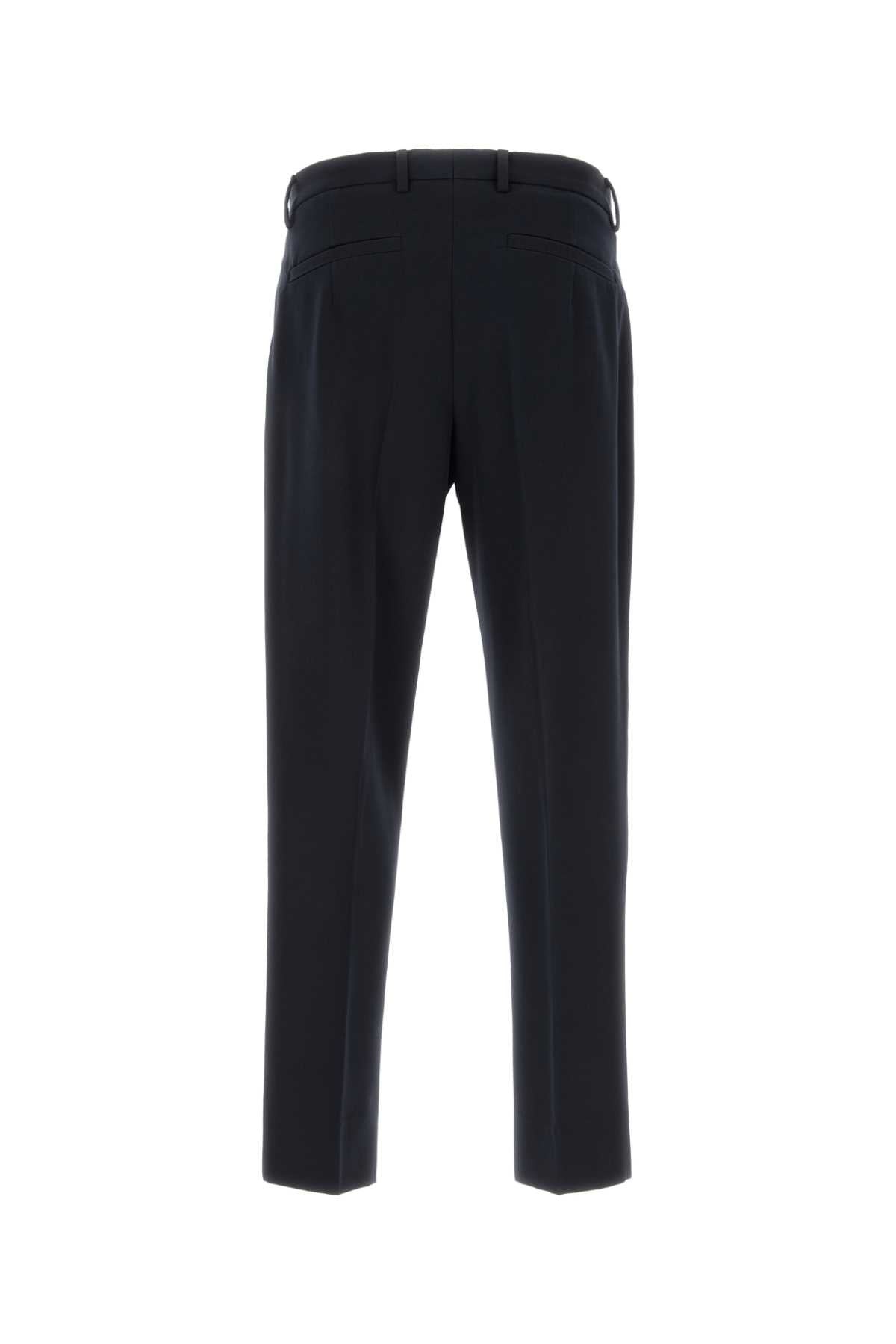 Zegna Men Midnight Blue Cotton Blend Pant - 2