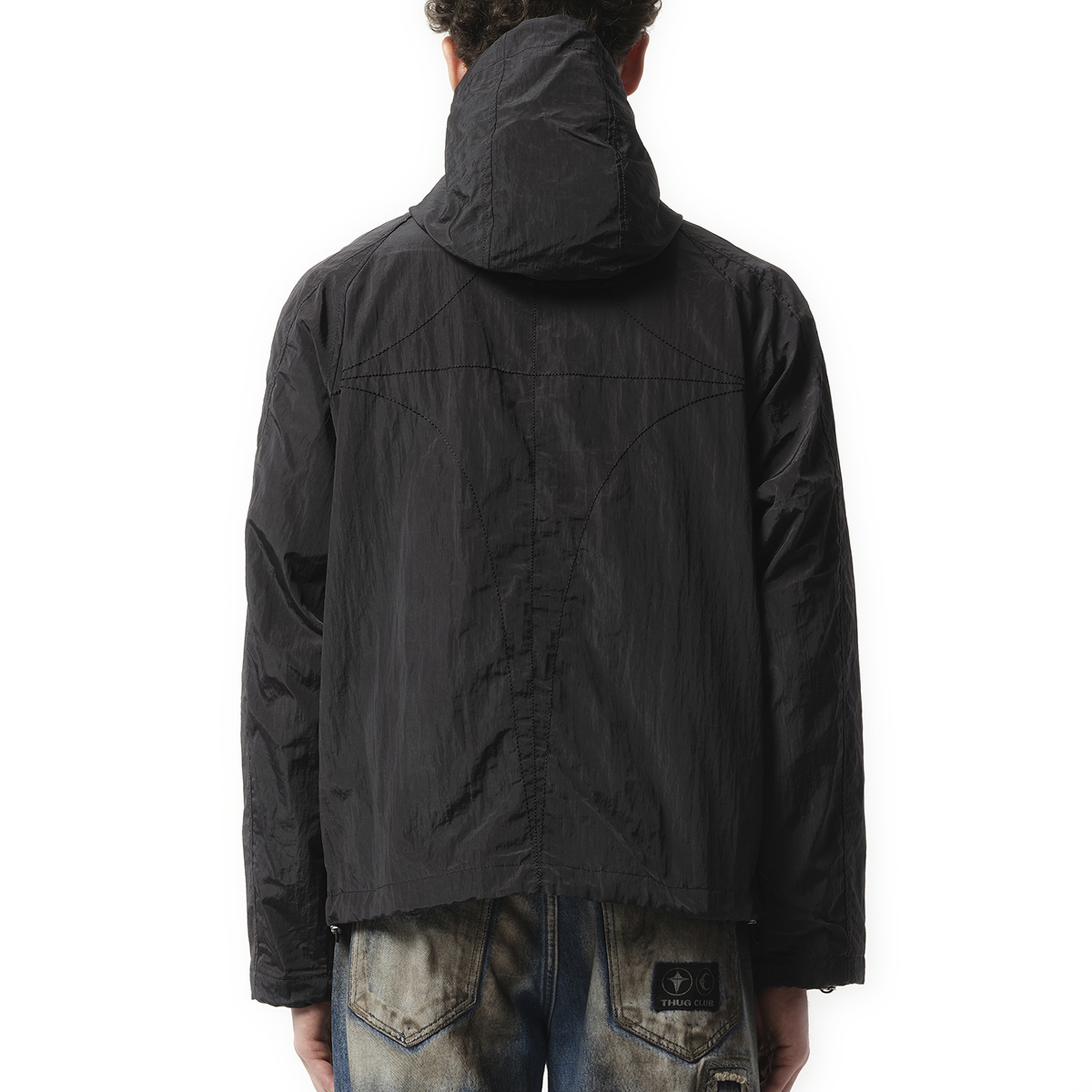 Scarred Wind Soldier Jacket in Black - 6