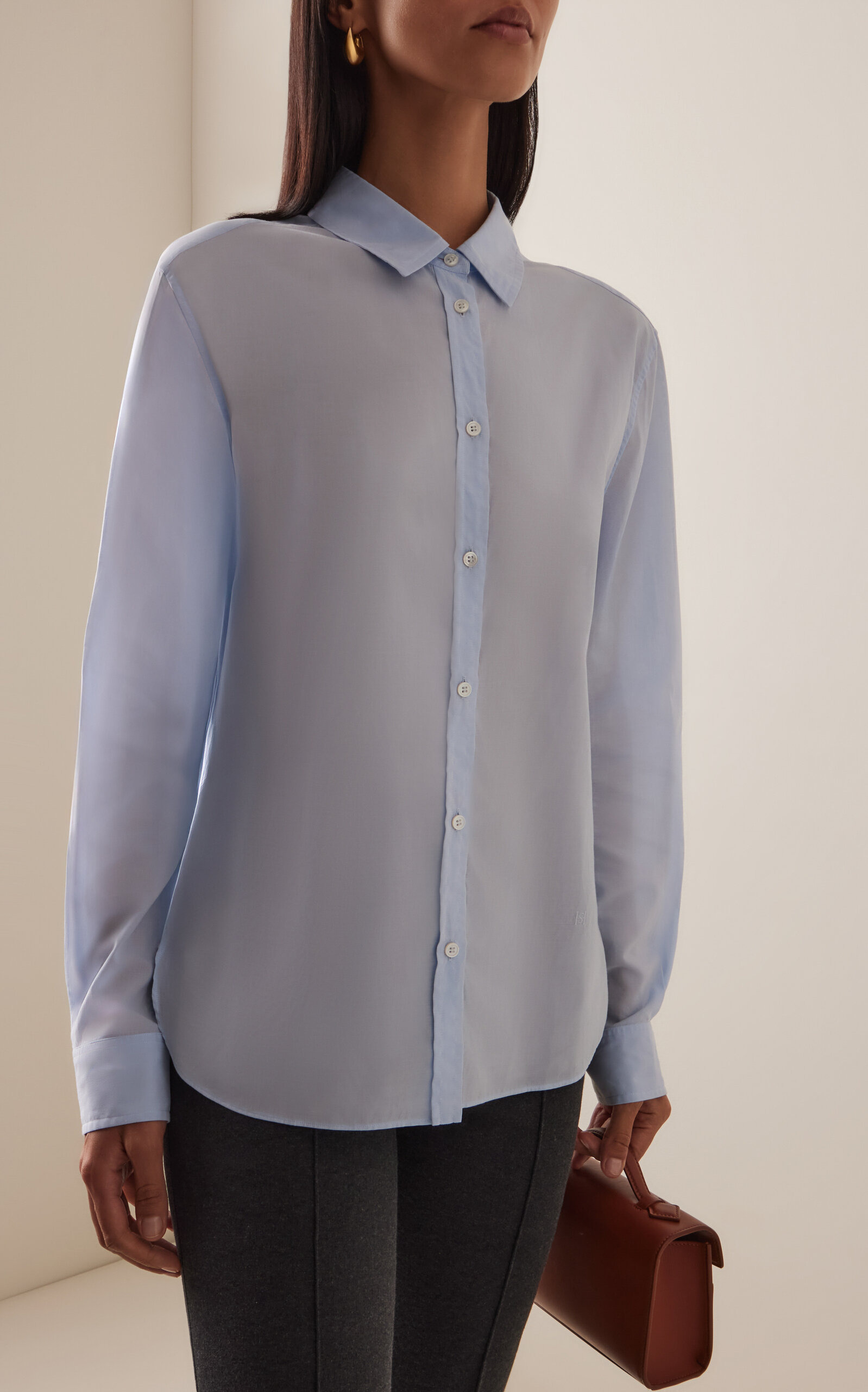 James Chambray Shirt blue - 2
