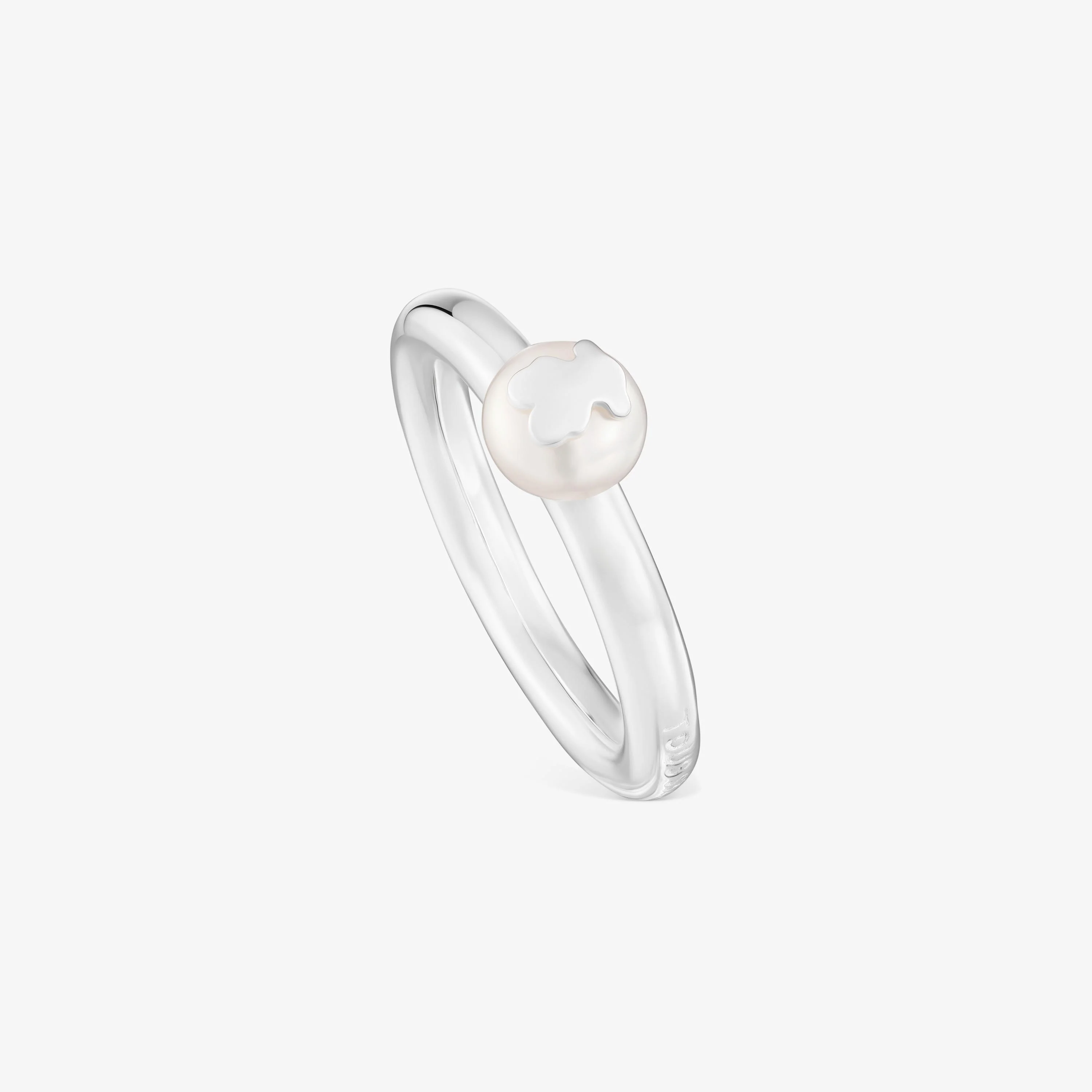 Silver and cultured pearl Ring TOUS Icon Pearl - 1