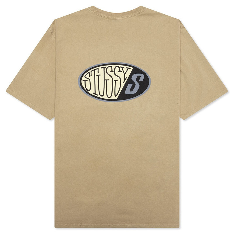 Stüssy PITSTOP PIGMENT DYED TEE - ELM outlook