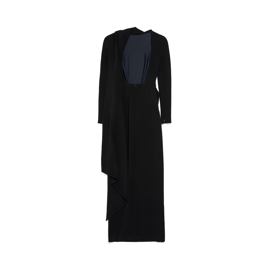 Women's Cape Gown in Black - 7