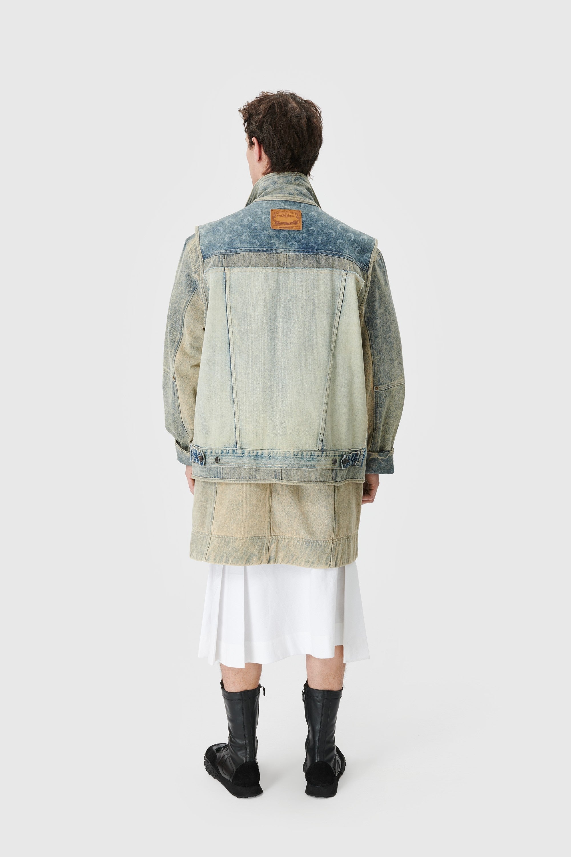 Regenerated Denim Vest - 3