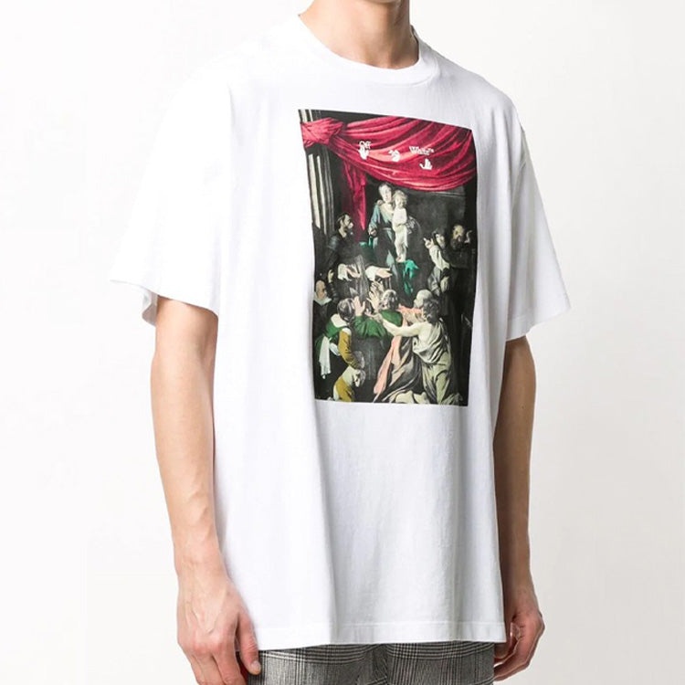 Off-White FW20 Caravaggio Painting Oversize OMAA038E20JER0050110 - 4