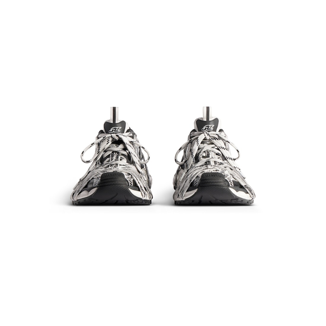 Men's 3xl Extreme Laces Logo Sneaker in White/black - 3