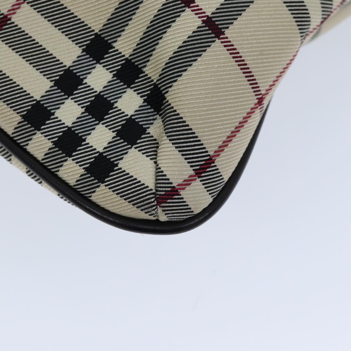 Burberry Nova Check Hand Bag Canvas Beige - 16