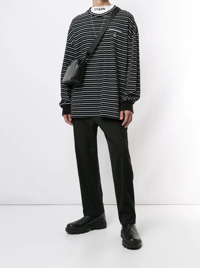 JUUN.J striped long-sleeve top outlook