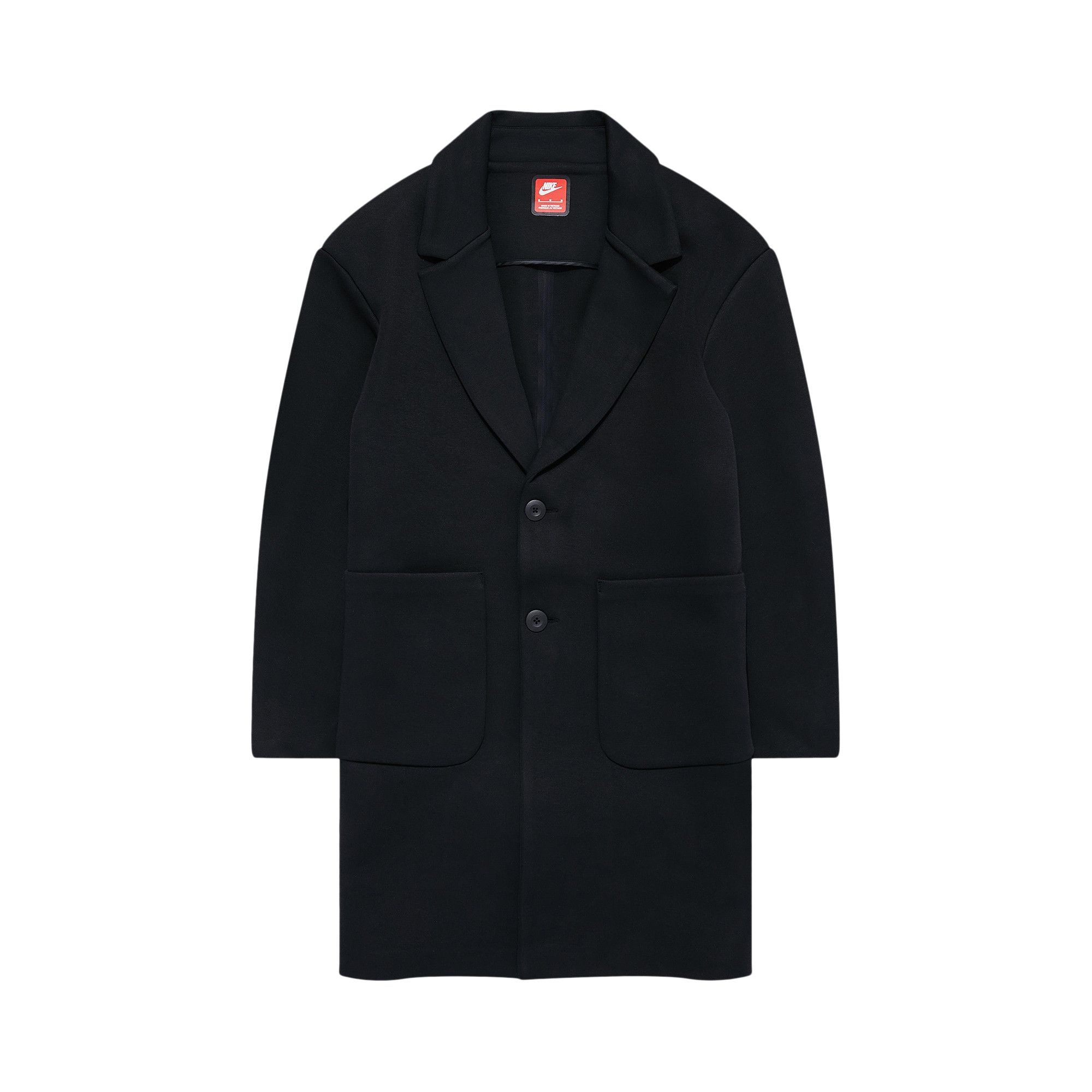 Nike Sportswear Tech Fleece Reimagined Loose Fit Trench Coat 'Black/Black' - 1