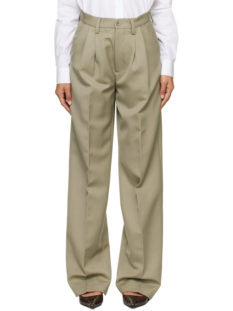 Khaki Carrie Trousers 1