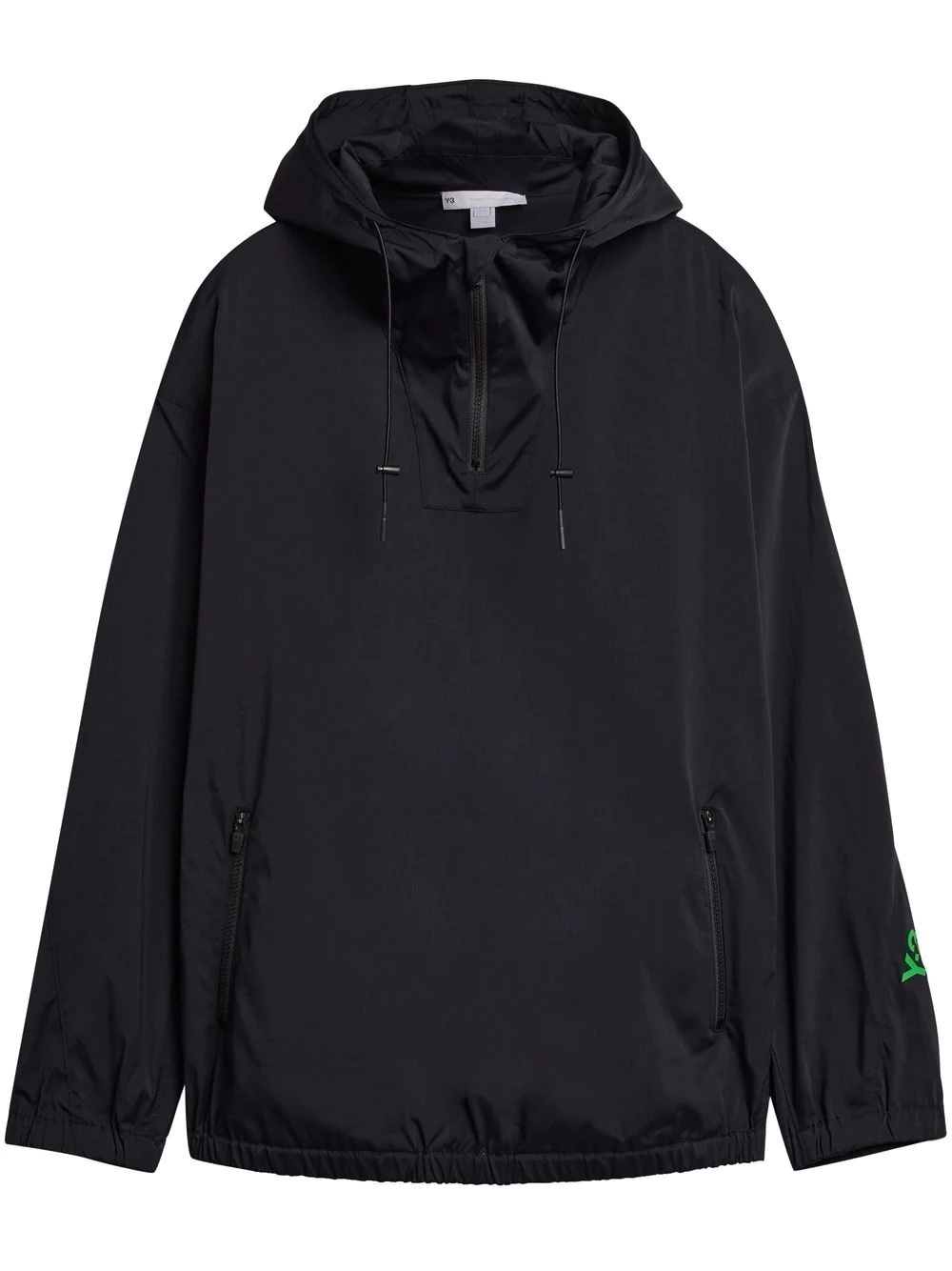 half-zip hooded windbreaker - 1