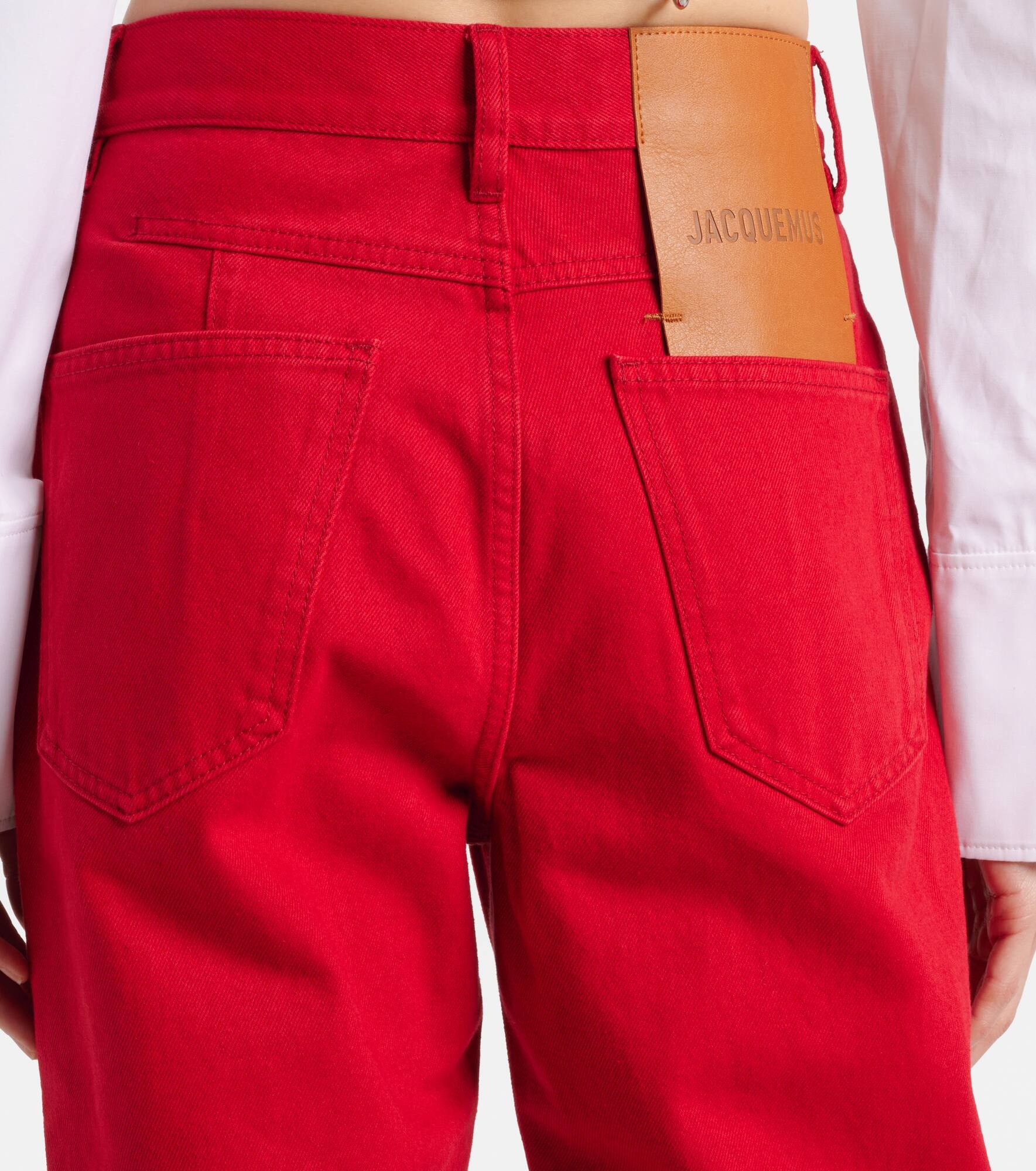 De-Nîmes high-rise straight jeans - 6