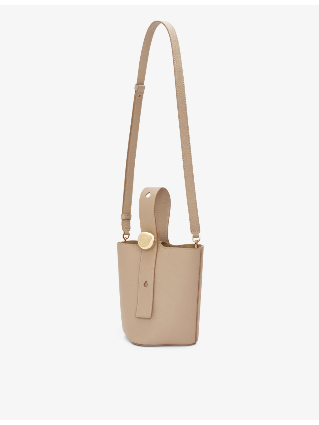 Pebble mini leather bucket bag - 6