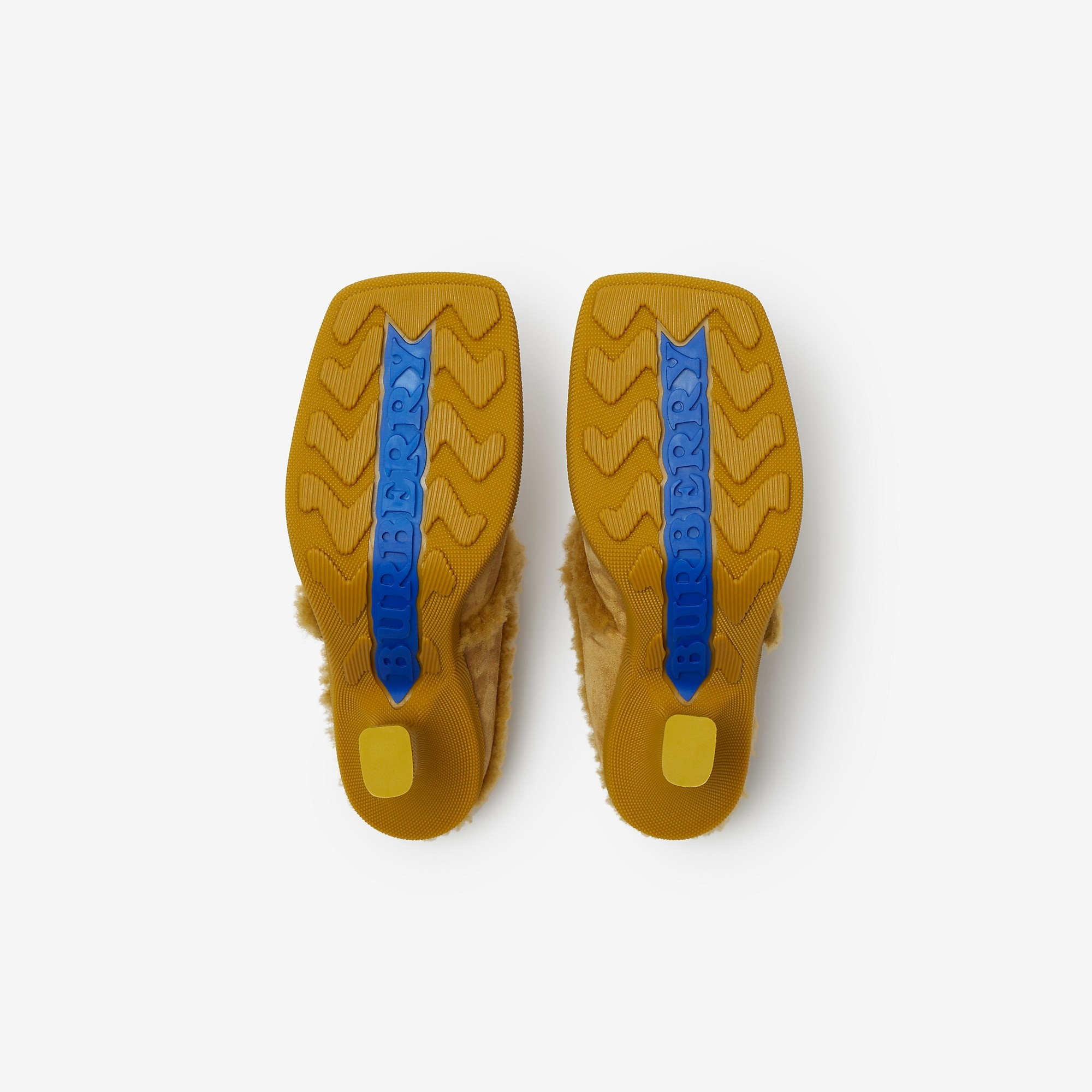 Suede and Shearling Highland Mules - 6