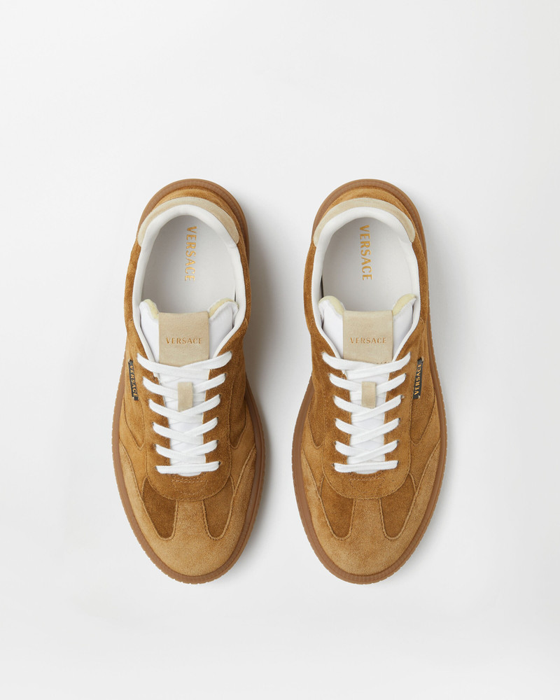 VERSACE Greca Court Suede Sneakers outlook