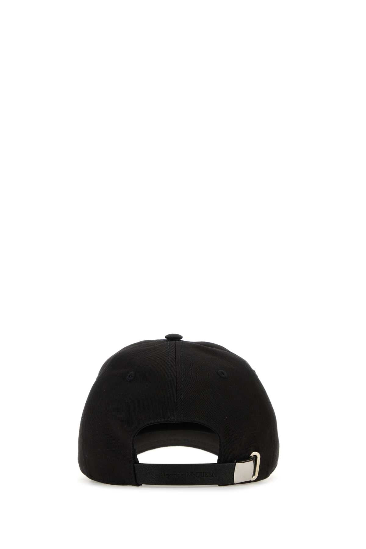 Alexander Mcqueen Men Black Cotton Baseball Cap - 3