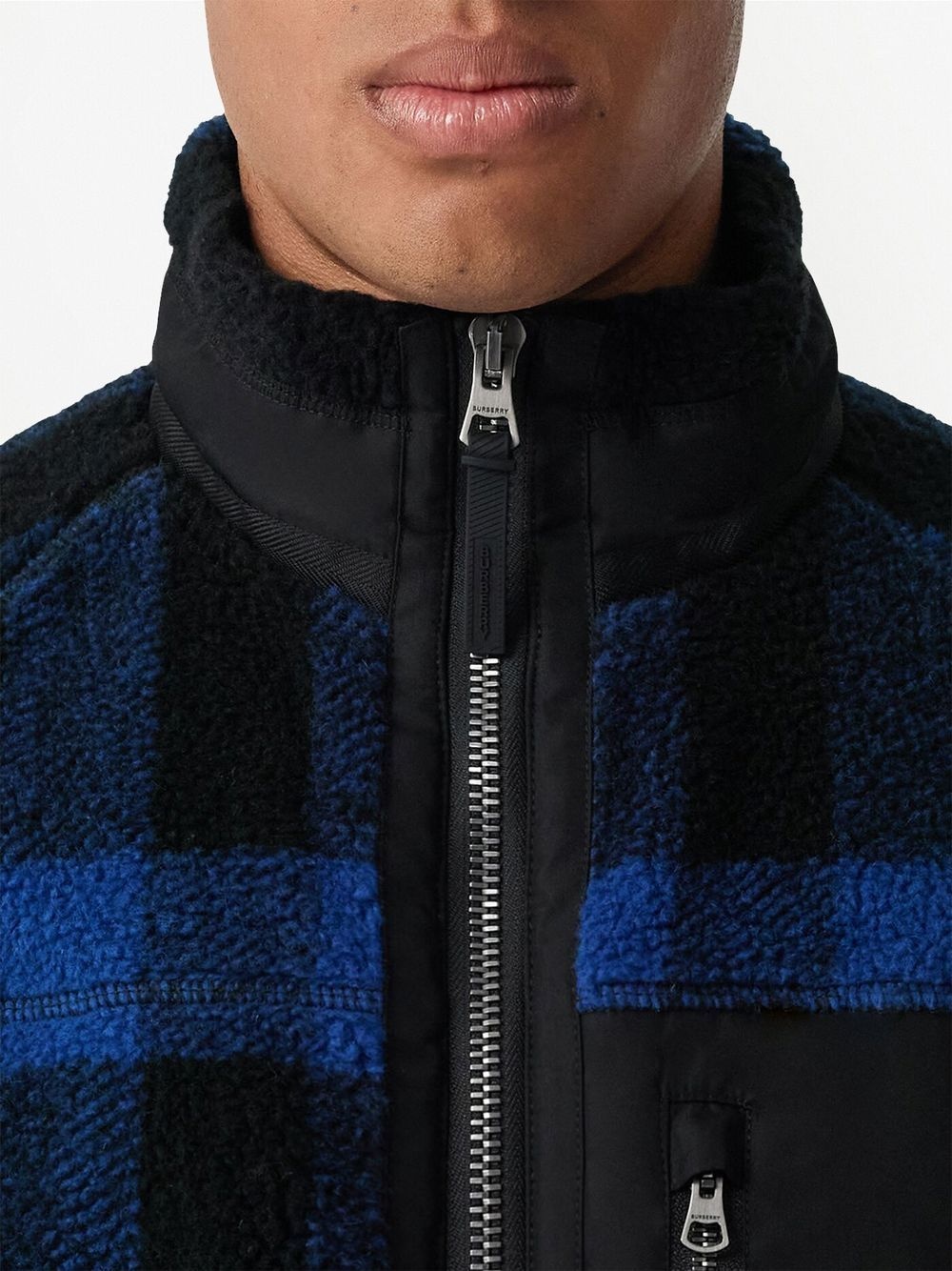 Exploded Check fleece jacket - 5