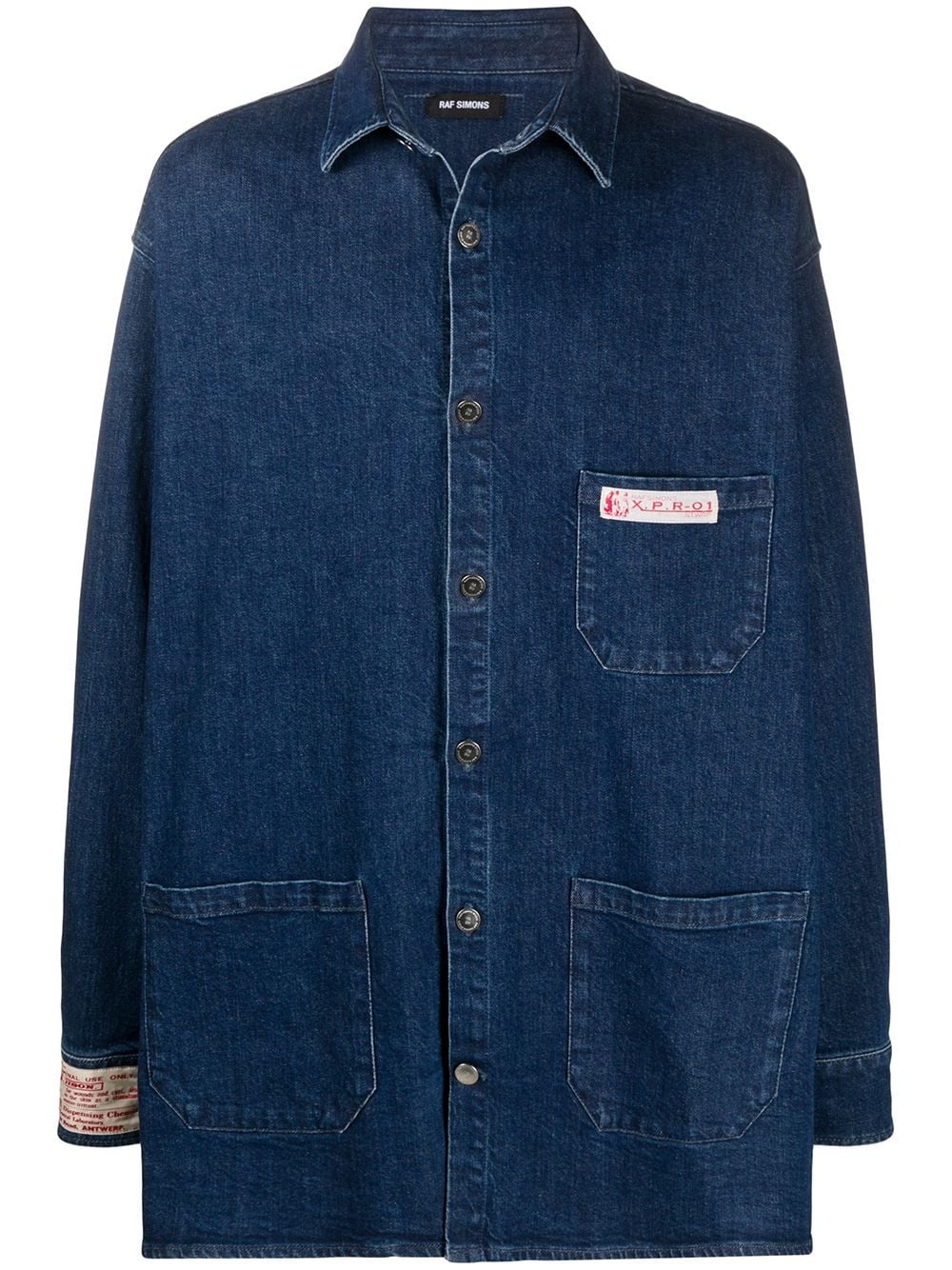 oversized denim shirt - 1