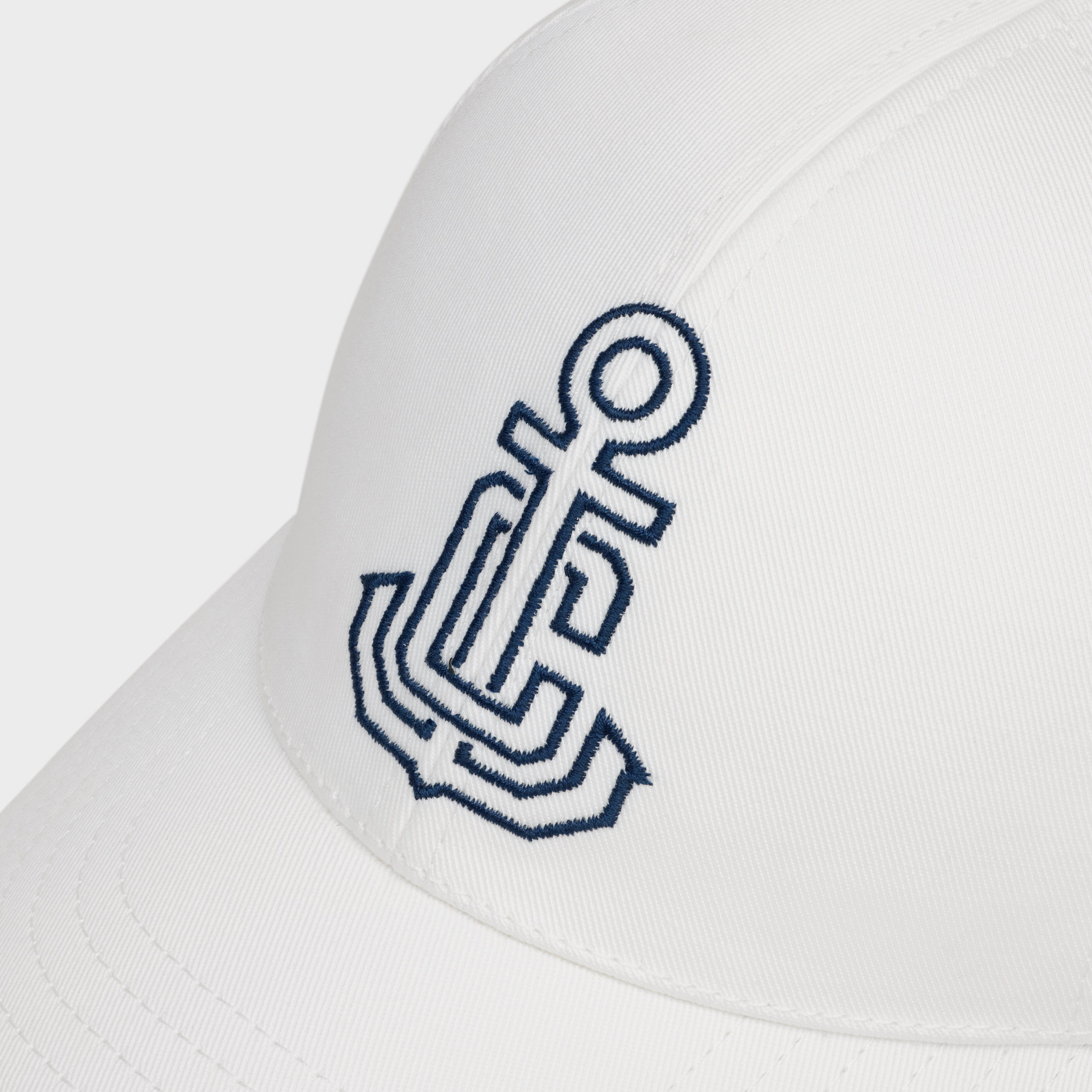 anchor baseball cap in washed cotton - 6