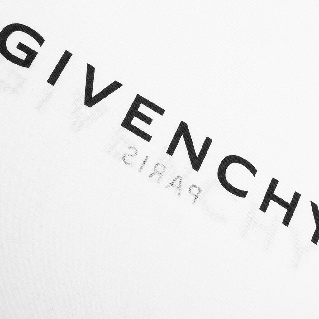 GIVENCHY SLIM FIT REVERSE PRINT T-SHIRT - WHITE - 3