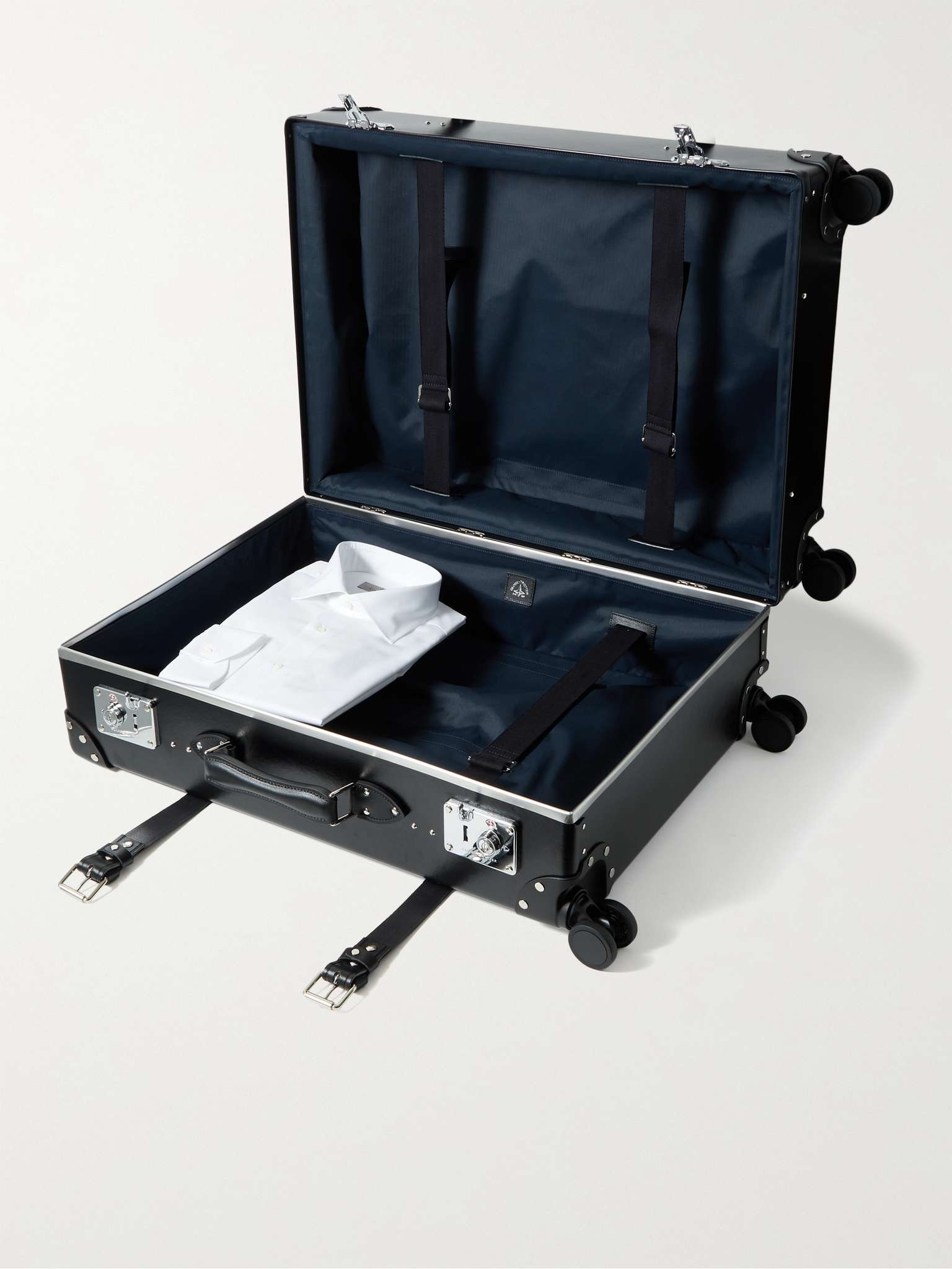 Centenary 30" Leather-Trimmed Trolley Case - 3