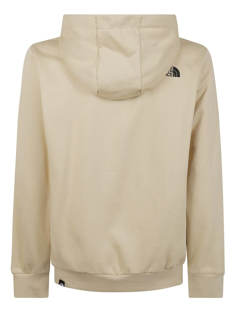The North Face logo hoodie outlook