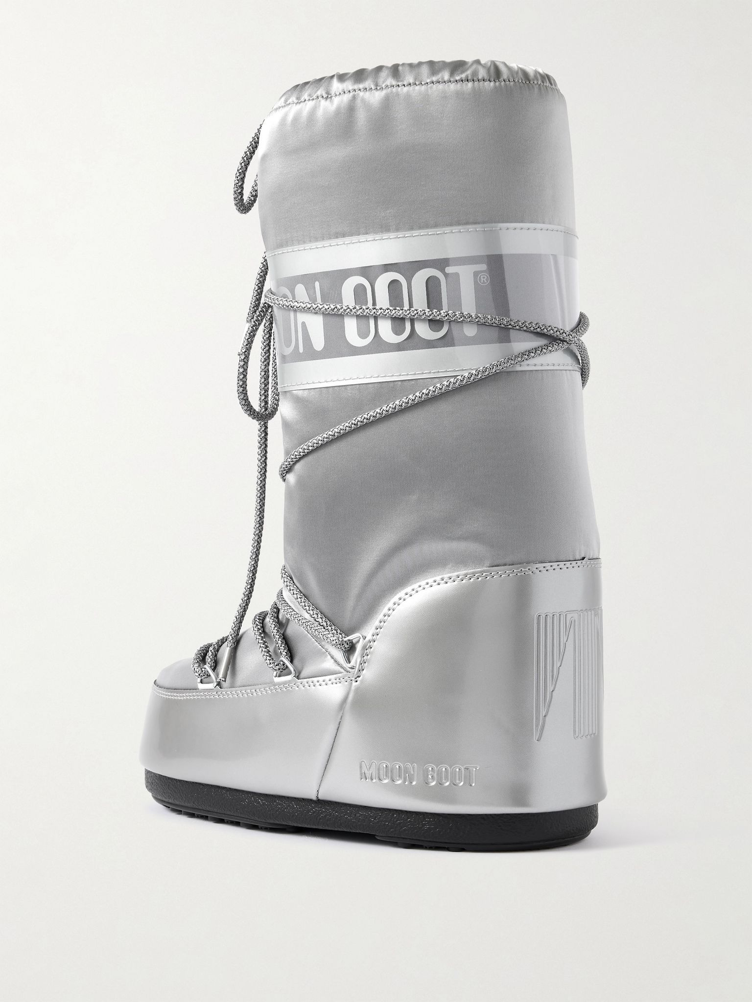 Icon Glance metallic shell and PVC snow boots Silver - 3
