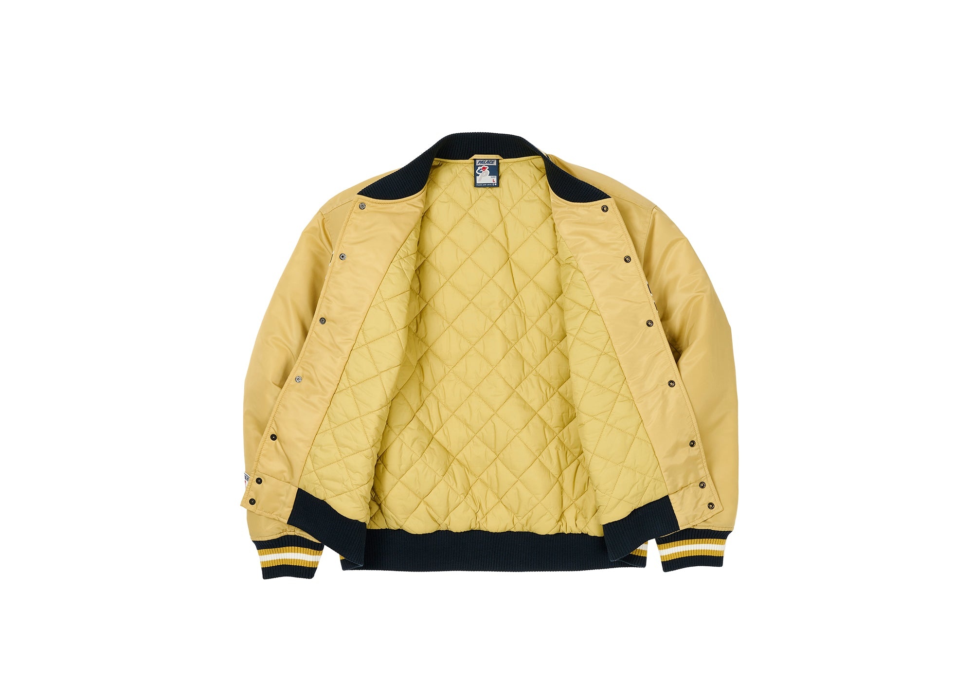 SATIN THE ARENA JACKET GOLD - 2