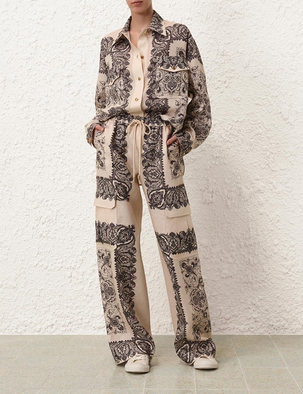 Zimmermann UTILITY TRACK PANT | REVERSIBLE