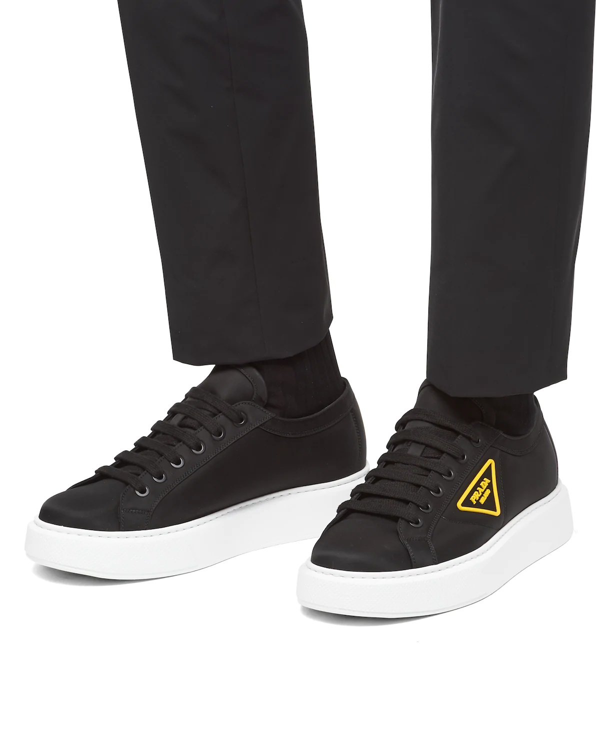 Nylon gabardine sneakers - 5