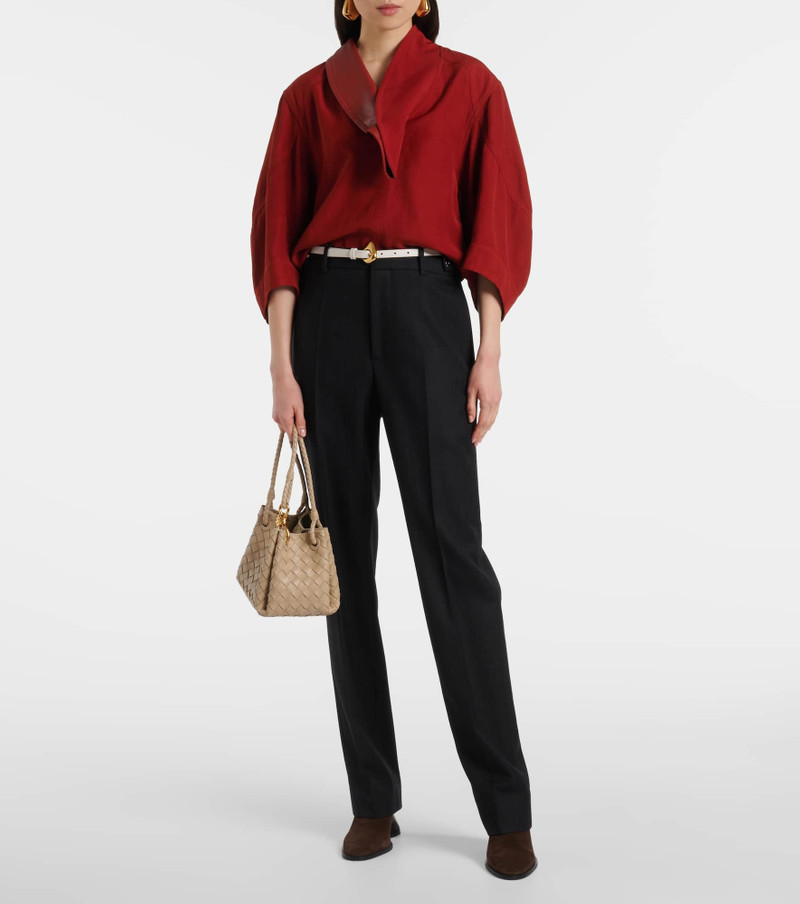 Bottega Veneta Parachute Small Intrecciato leather tote bag outlook