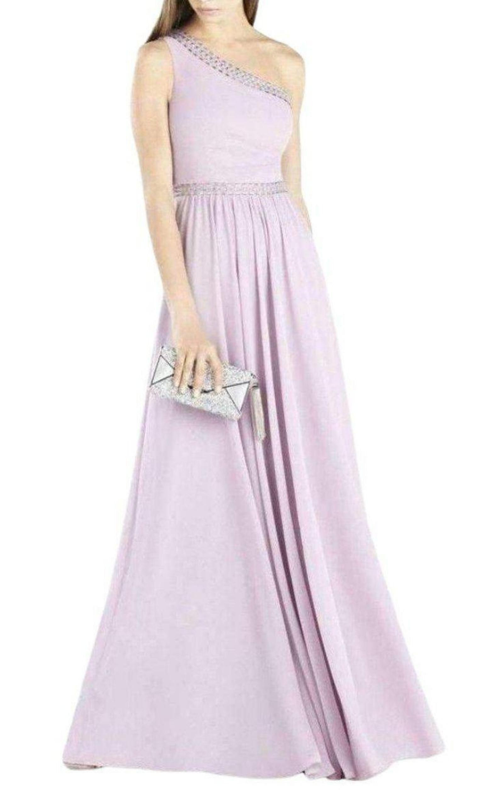 BCBGMAXAZRIA - Daniele One Shoulder Embellished Gown - 4