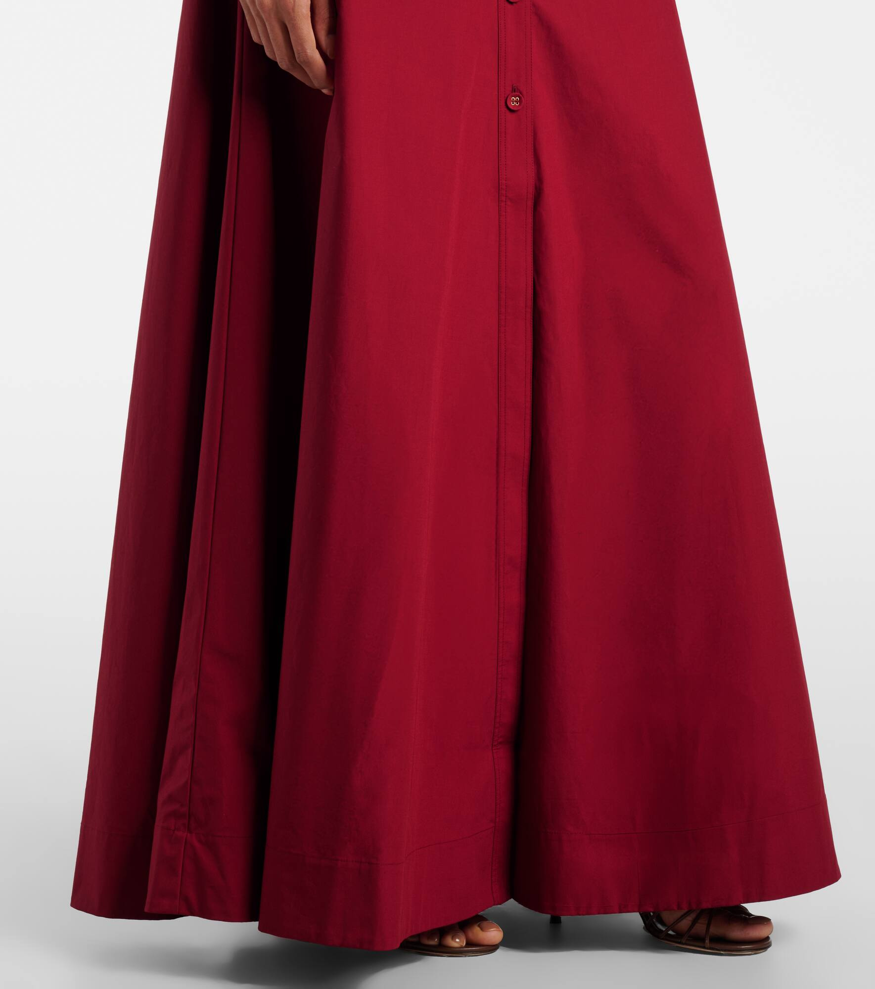 Cotton poplin shirt dress - 5