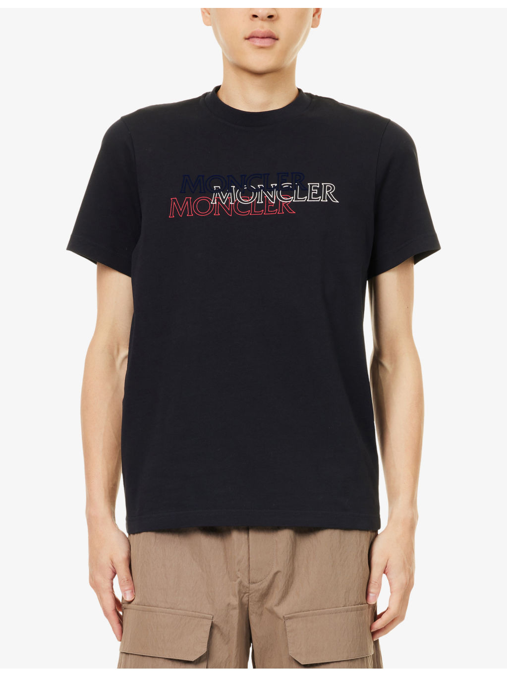 Logo-Print Crewneck Cotton T-Shirt - 3