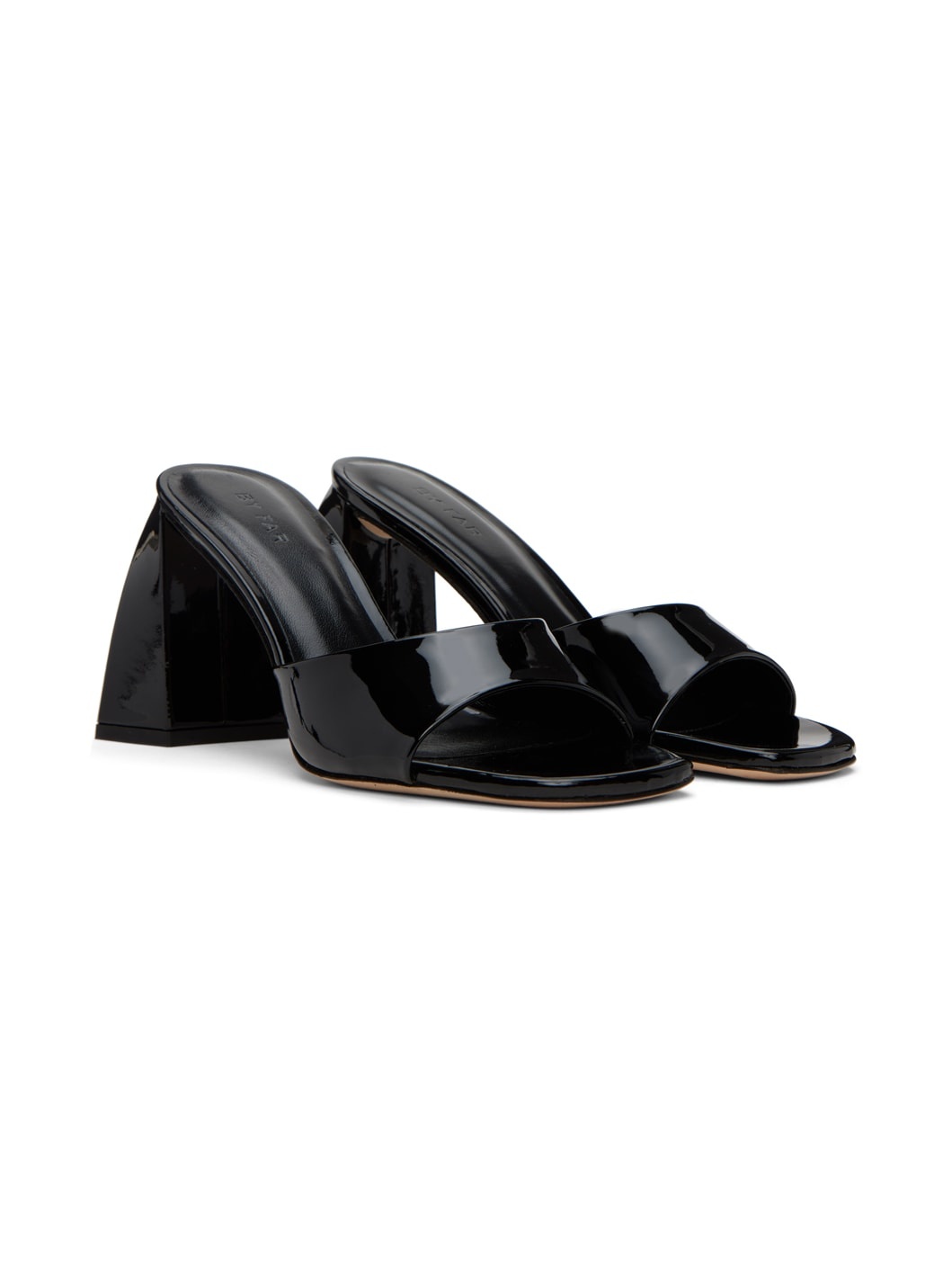 Black Michele Heeled Sandals - 4
