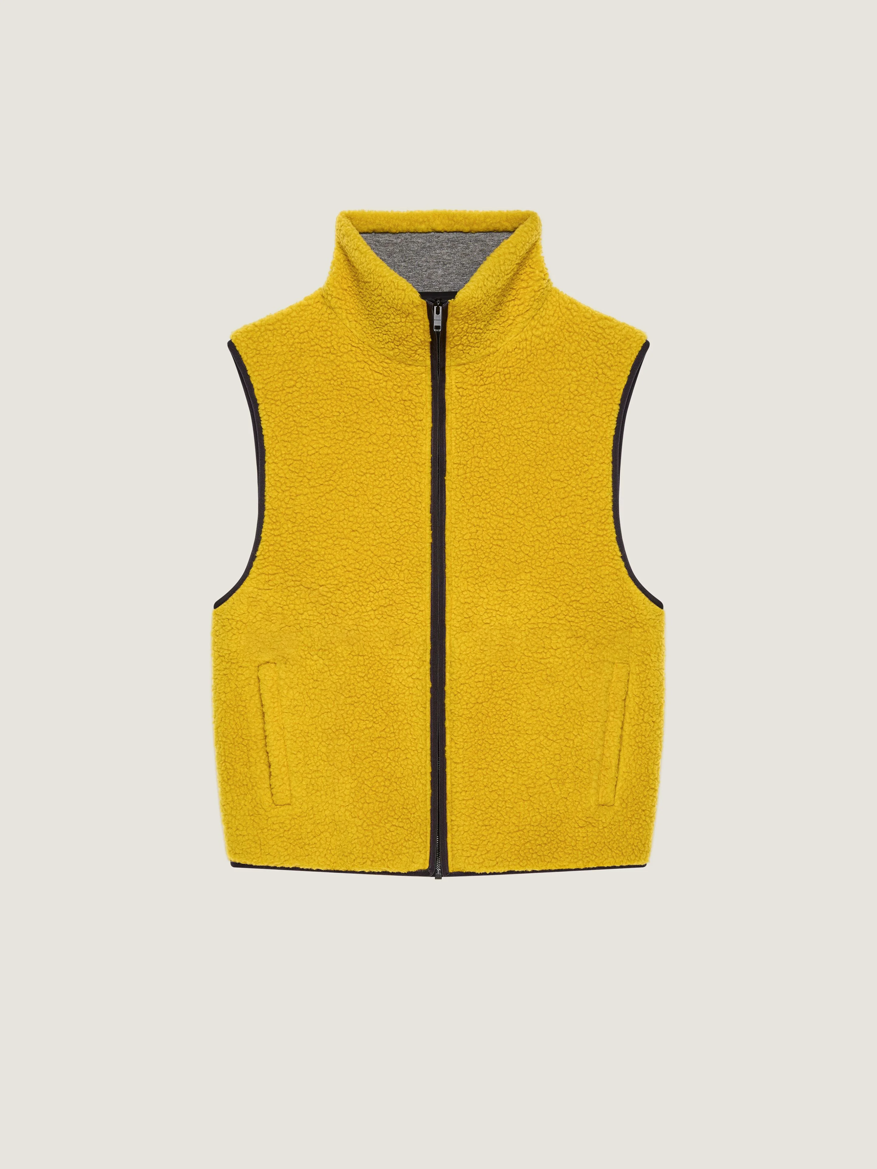 GILET IN WOOL FLEECE WITH GIVENCHY PARIS EMBROIDERY - 1