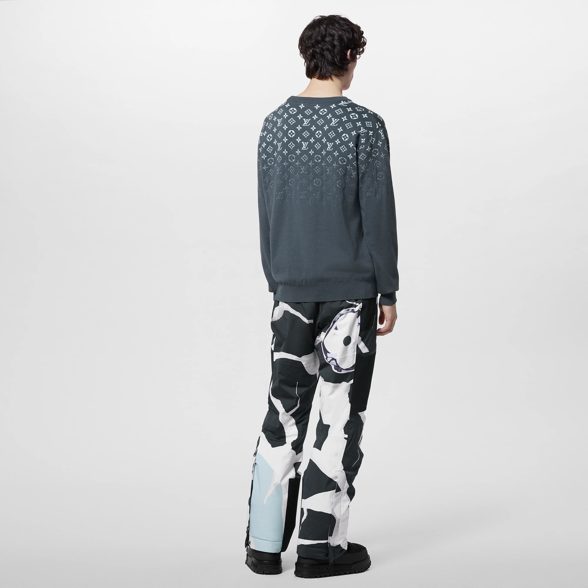 Gradient Cotton Crewneck - 3