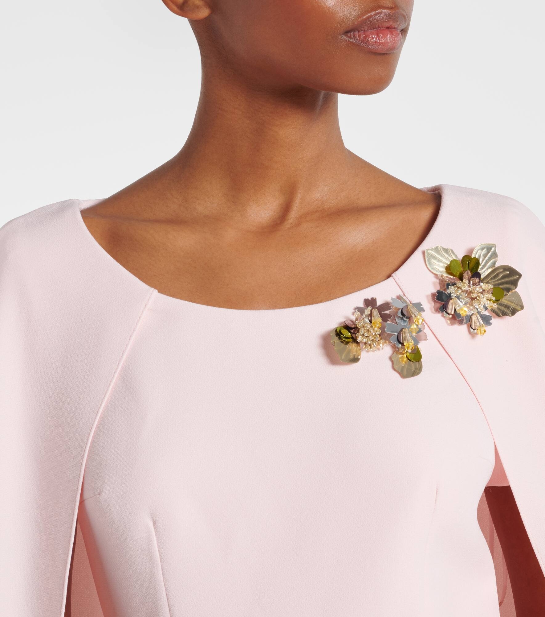 Yuna caped embellished gown - 4