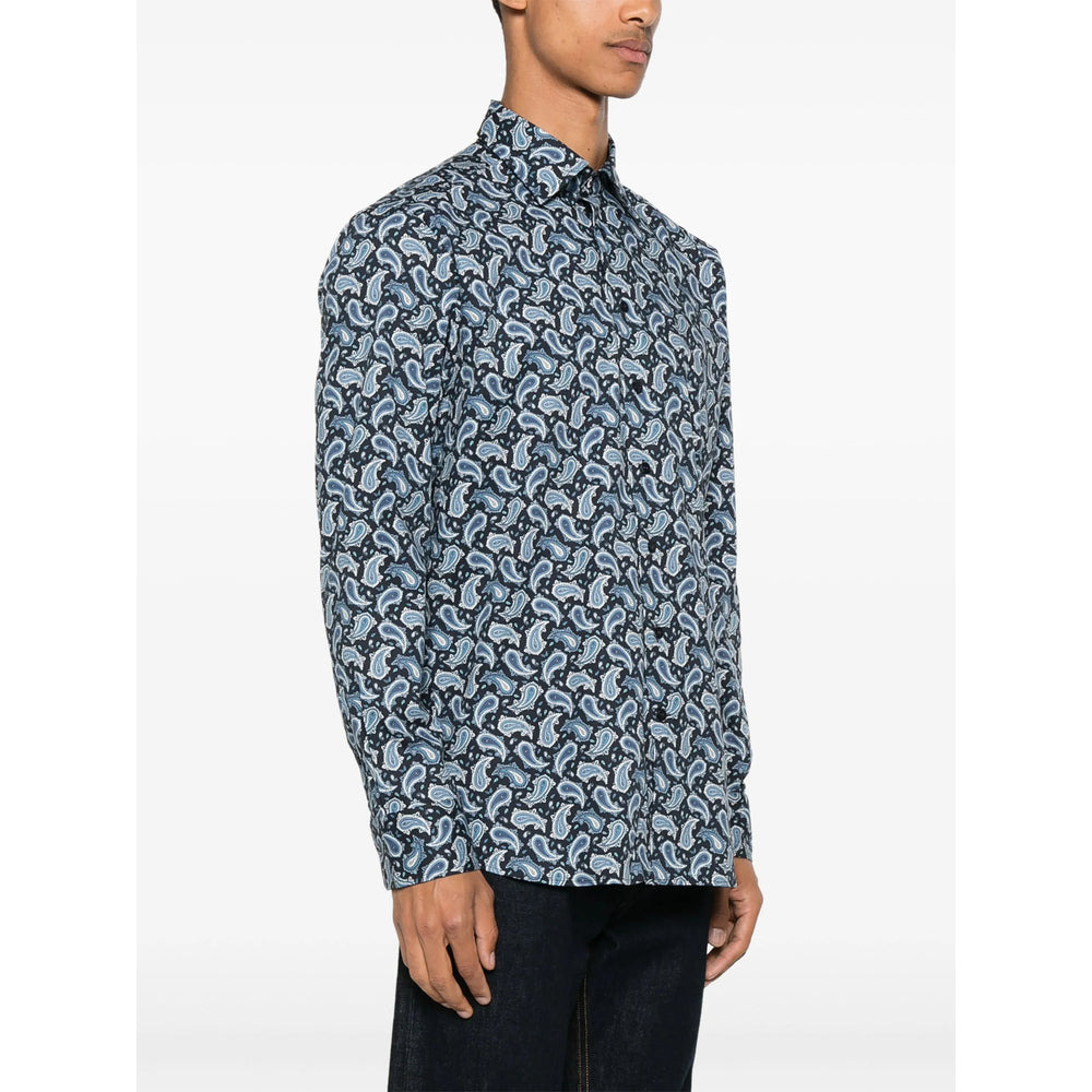 Etro Blue Shirts Men - 3