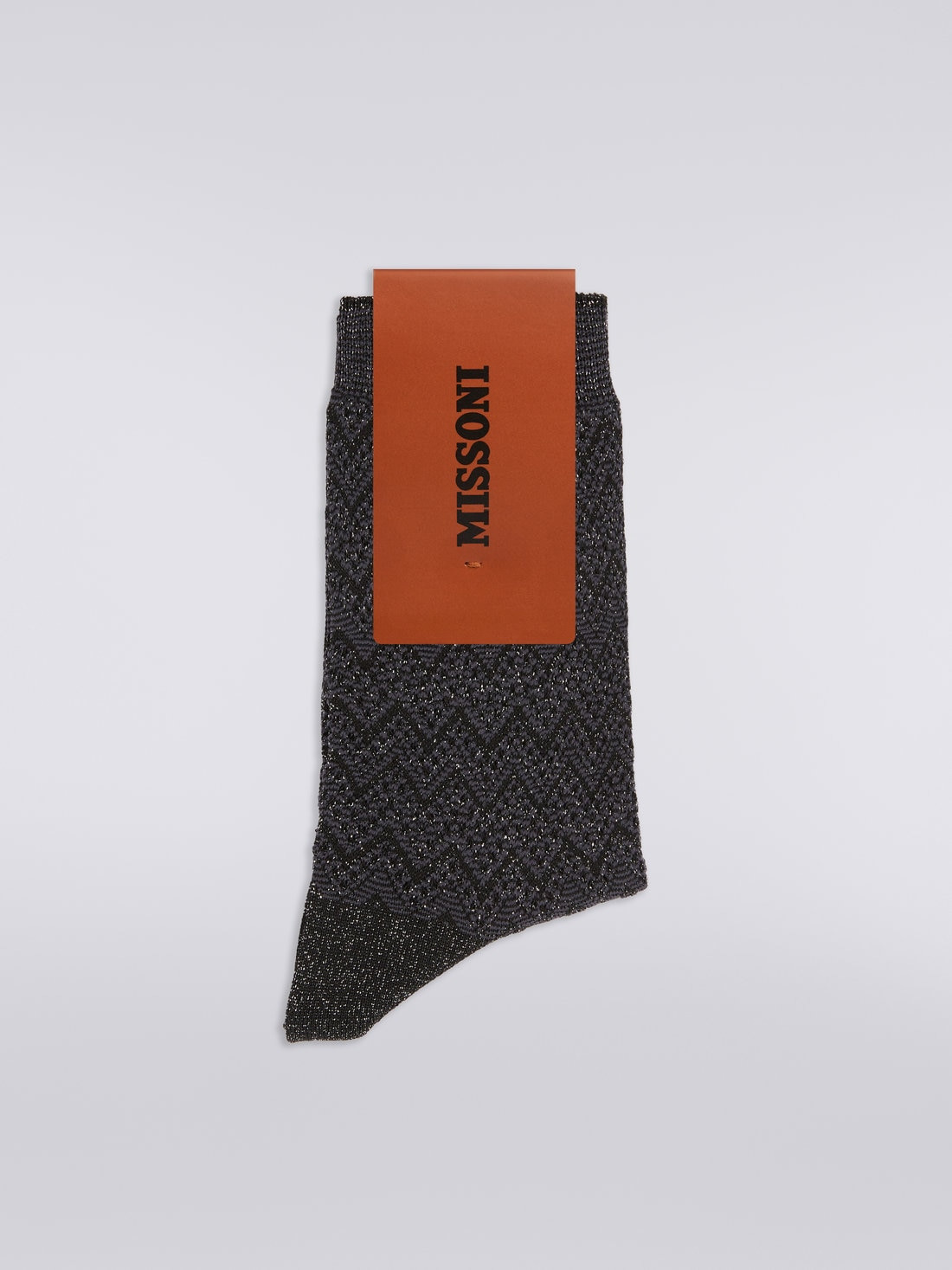 Short zigzag viscose and nylon socks - 2