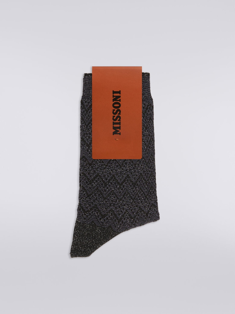 Missoni Short zigzag viscose and nylon socks outlook