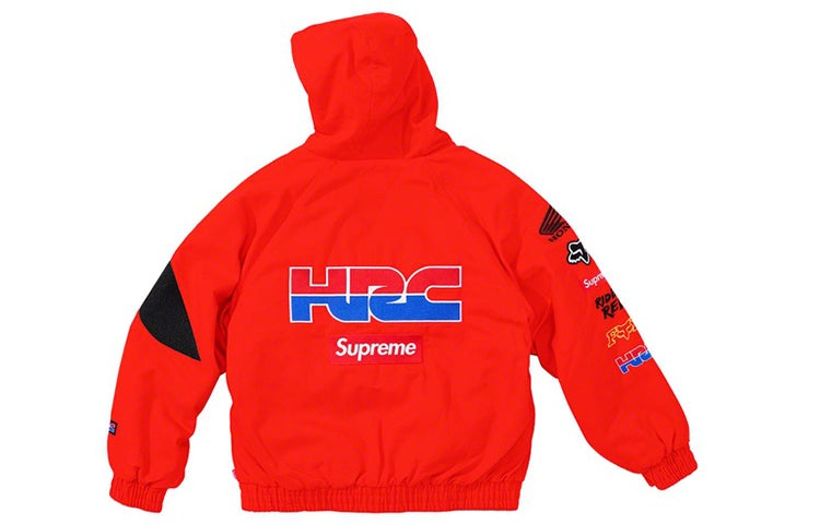 Supreme x Honda Fox Racing Puffy Zip Up Jacket 'Red' SUP-FW19-596 - 2