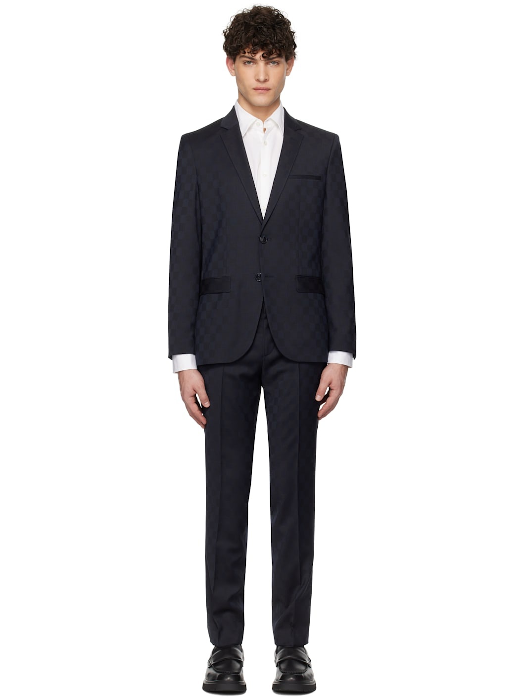 Navy Extra Slim Fit Suit - 1