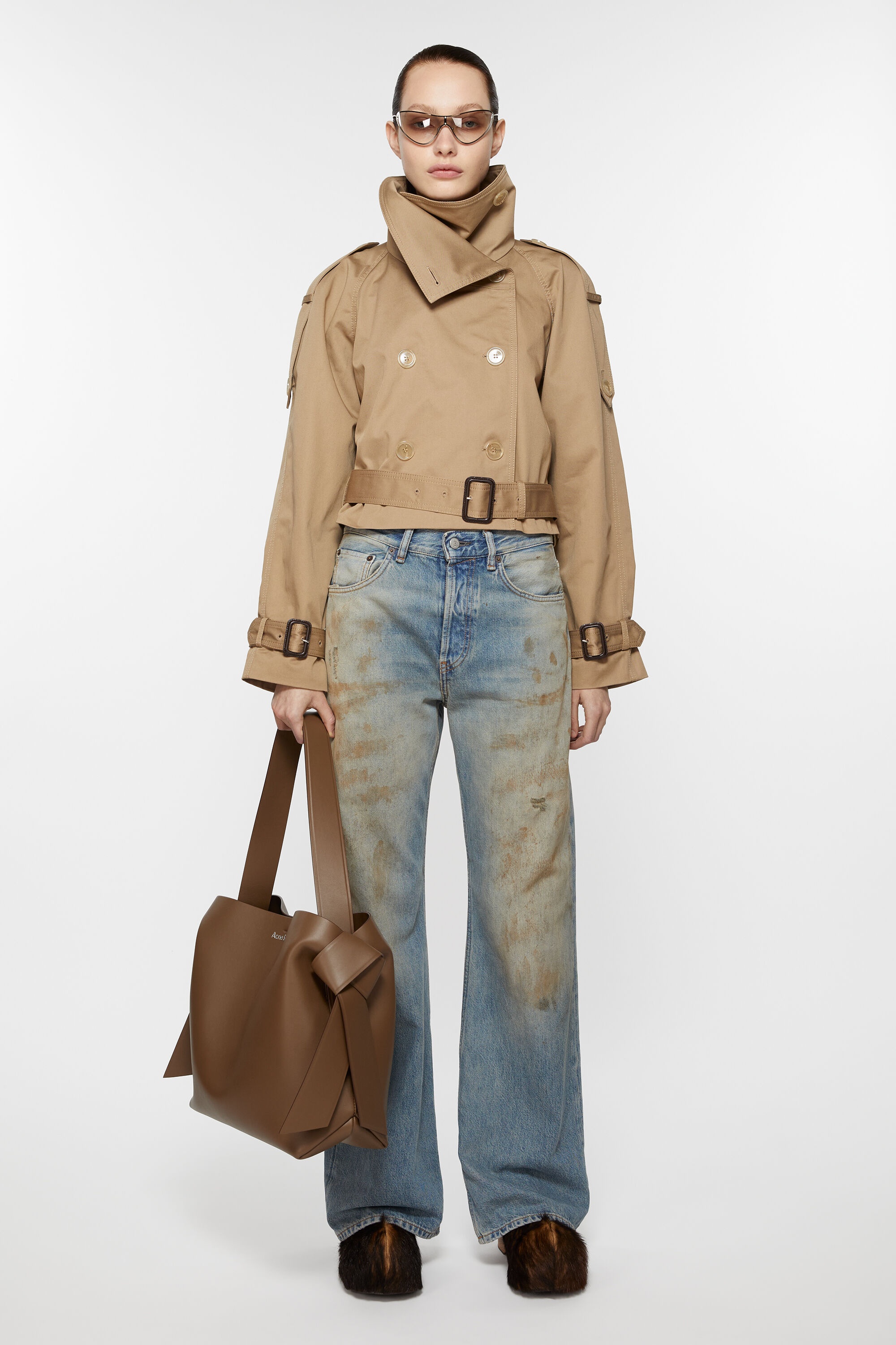 Musubi midi shoulder bag - Camel brown - 2