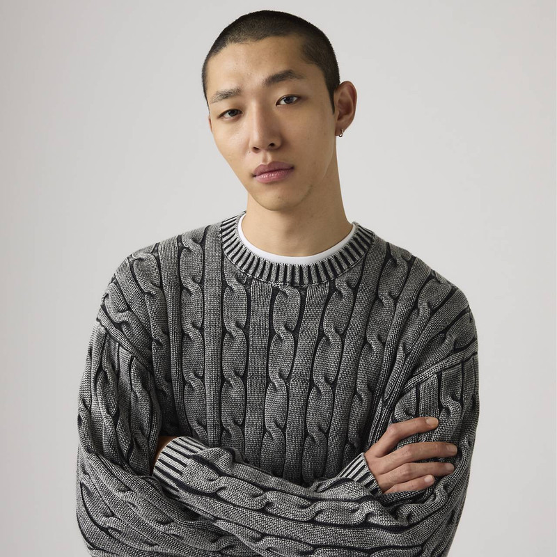 Levi's CARMEL CABLE CREW SWEATER outlook