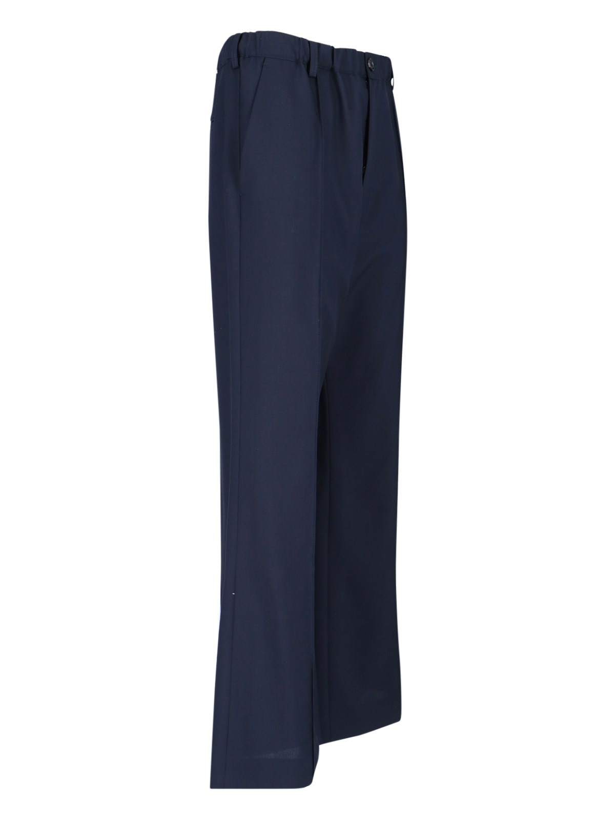 VIRGIN WOOL BOOTCUT PANTS - 3