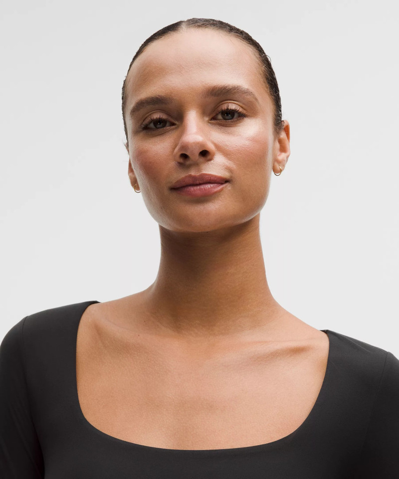 Wundermost Ultra-Soft Nulu Square-Neck Long-Sleeve Shirt 4