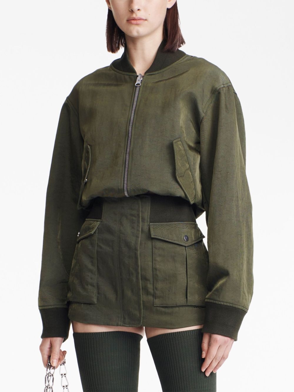 convertible bomber jacket - 4