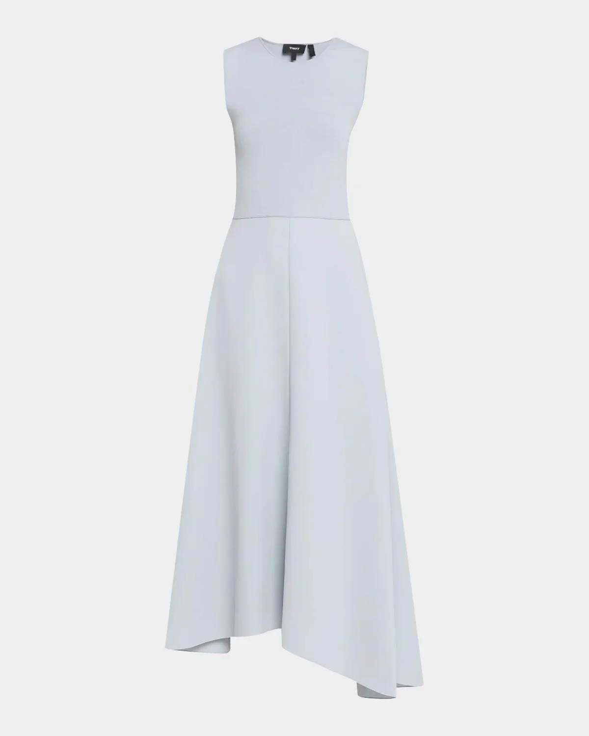 Sleeveless Flared Midi Dress - 1