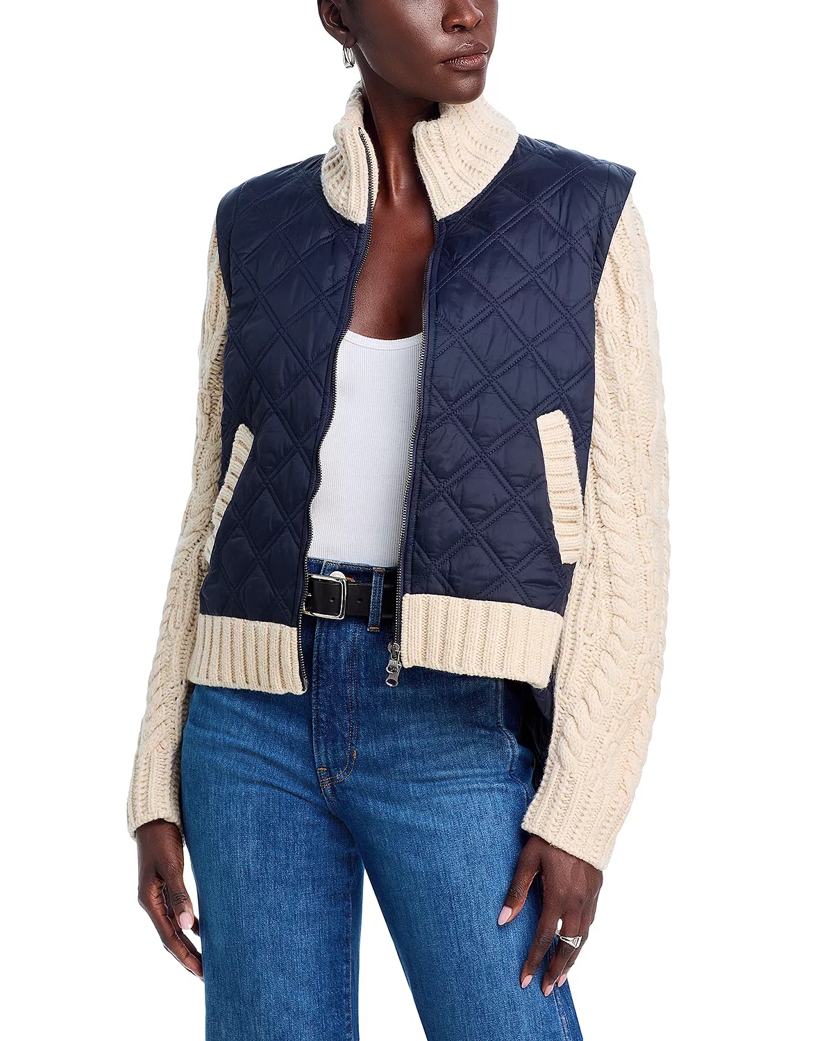 Patra Mixed Media Jacket - 1